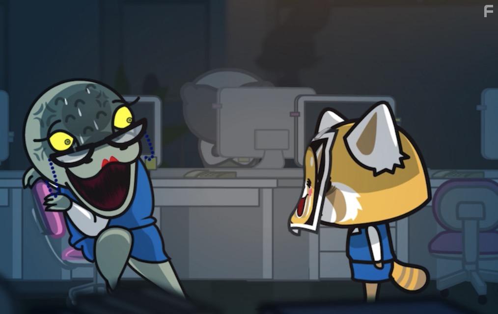Erica Mendez, Debra Cardona, Kaolip, and Maki Tsuruta in Aggretsuko (2018)