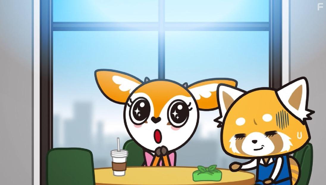 G.K. Bowes, Erica Mendez, Mina Inoue, and Kaolip in Aggretsuko (2018)