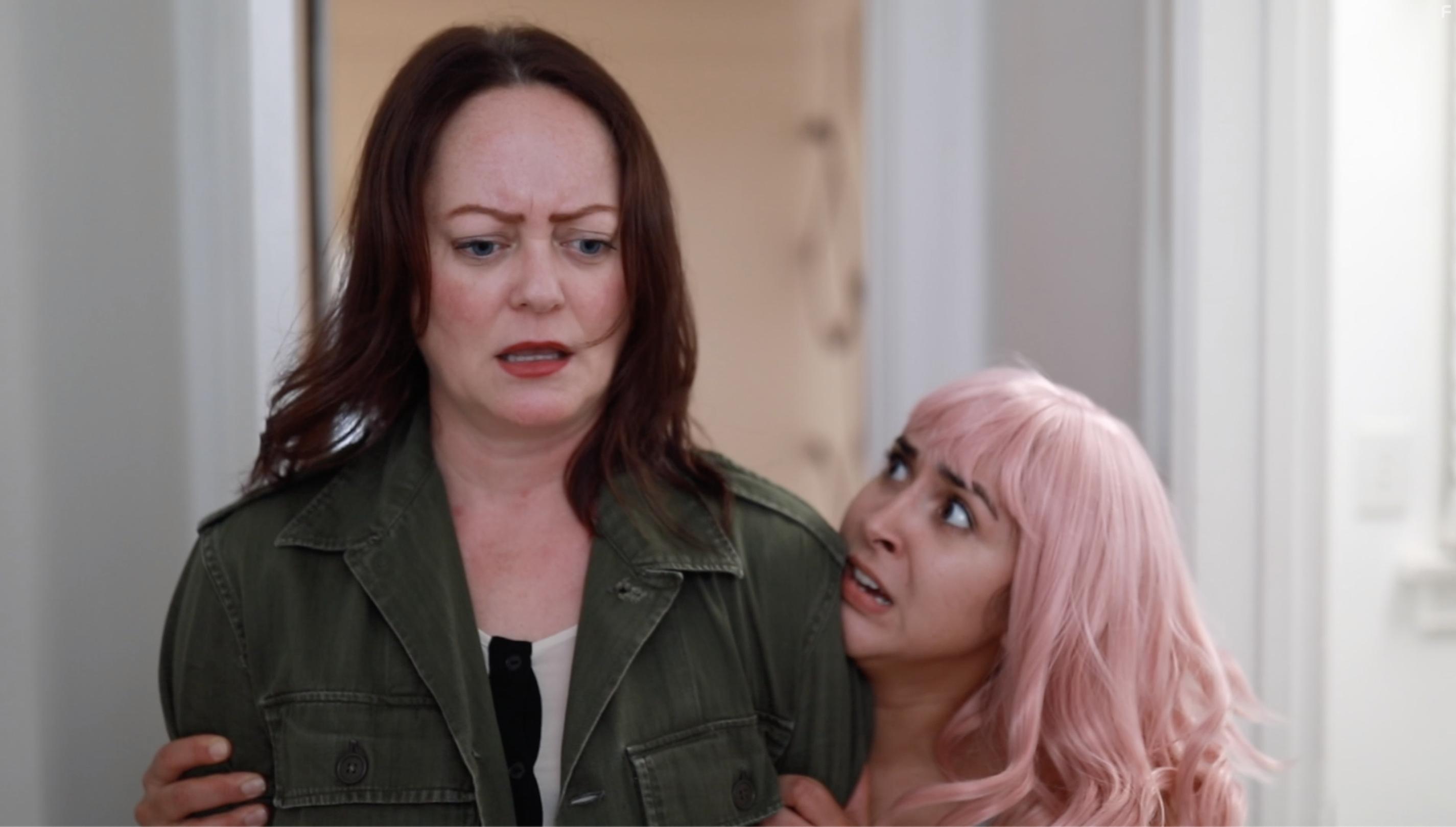 Allison Beteta and Regan Kirwin in Spooky+ (2022)