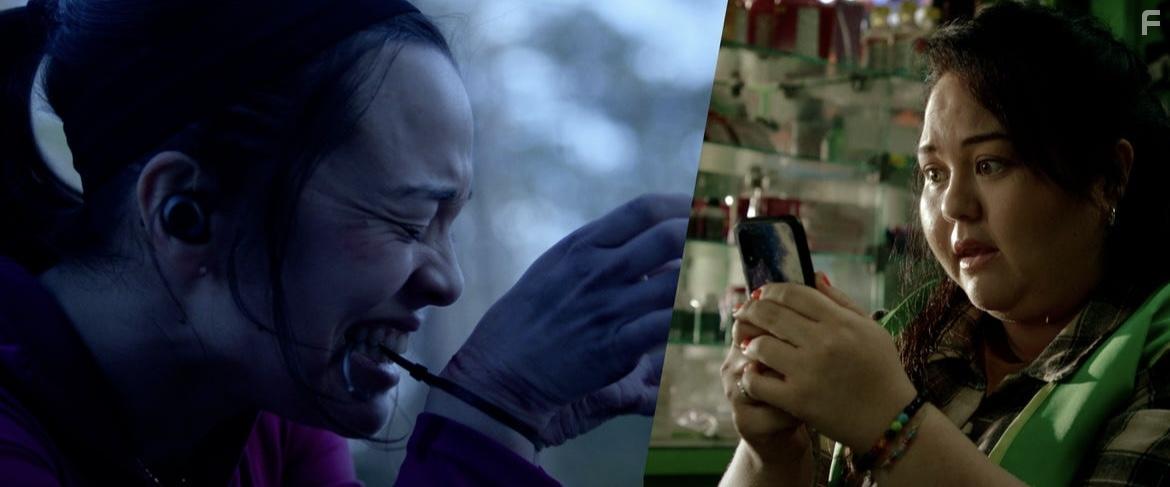 Jolene Purdy and Midori Francis in Unseen (2023)