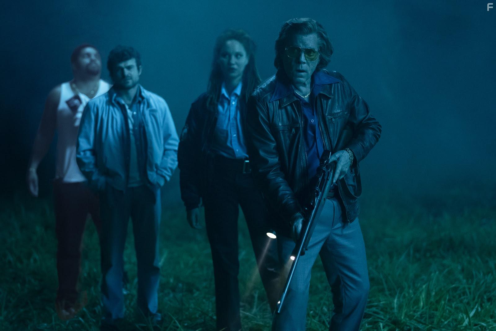 Ray Liotta, Alden Ehrenreich, O'Shea Jackson Jr., and Ayoola Smart in Cocaine Bear (2023)