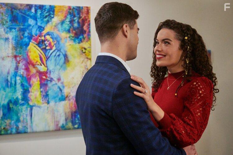 Markian Tarasiuk and Kathryn Davis in Welcome to Valentine (2023)