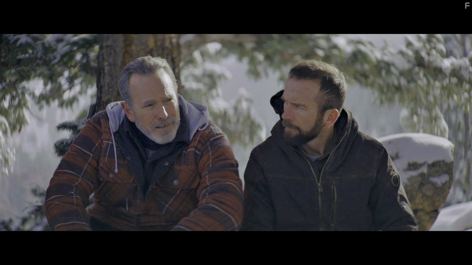 Lucas Black and Todd Terry in Legacy Peak (2022)