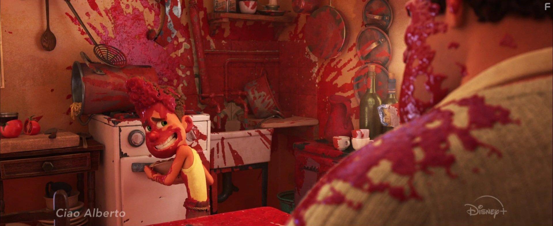 Marco Barricelli and Jack Dylan Grazer in Ciao Alberto (2021)