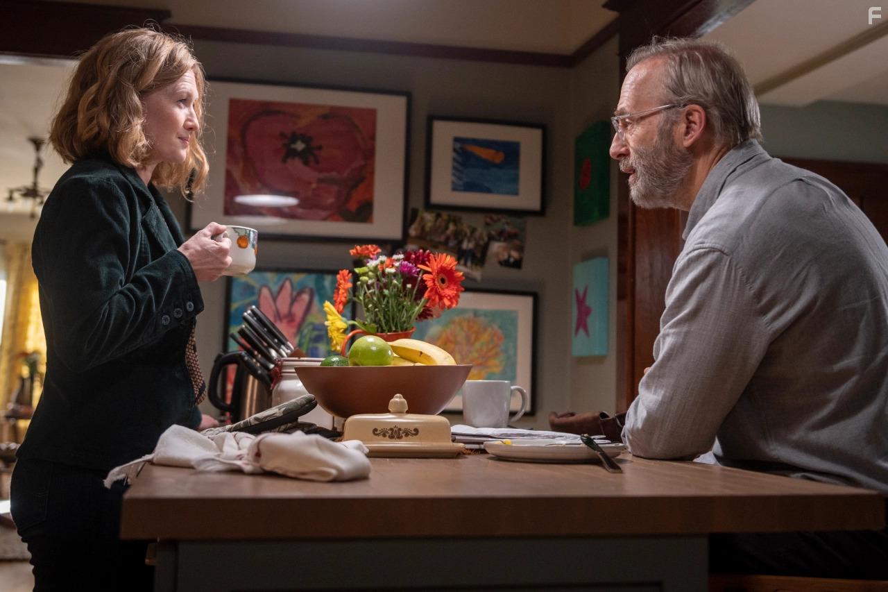 Mireille Enos and Bob Odenkirk in Lucky Hank (2023)