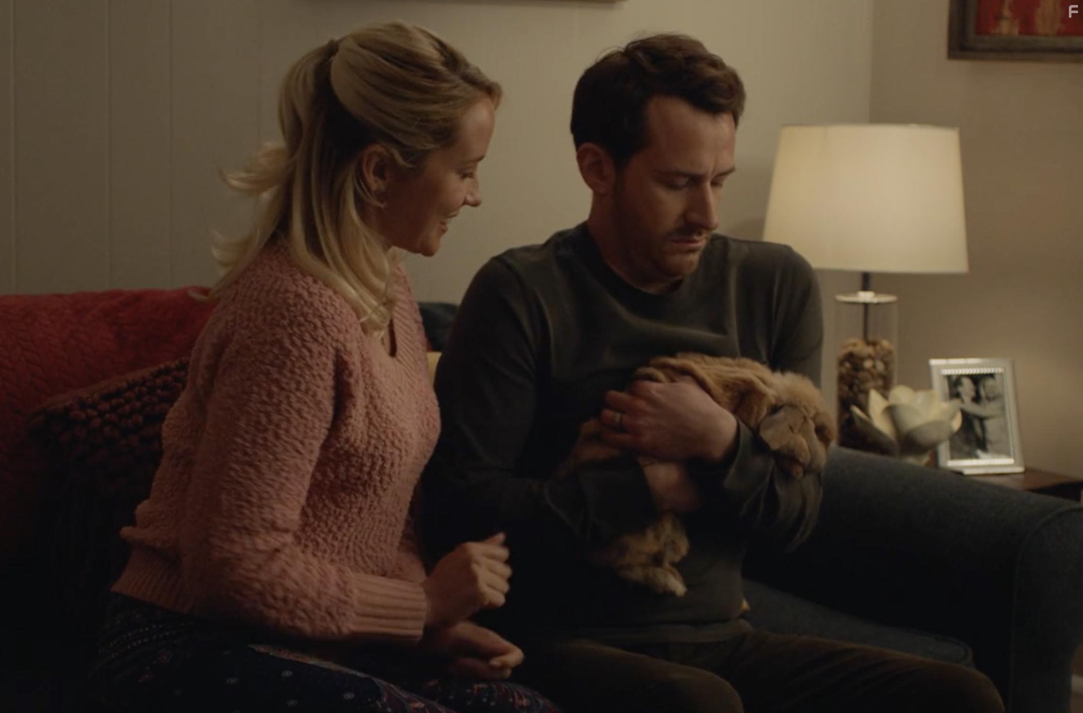 Joseph Mazzello and Anna Camp in Unexpected (2023)