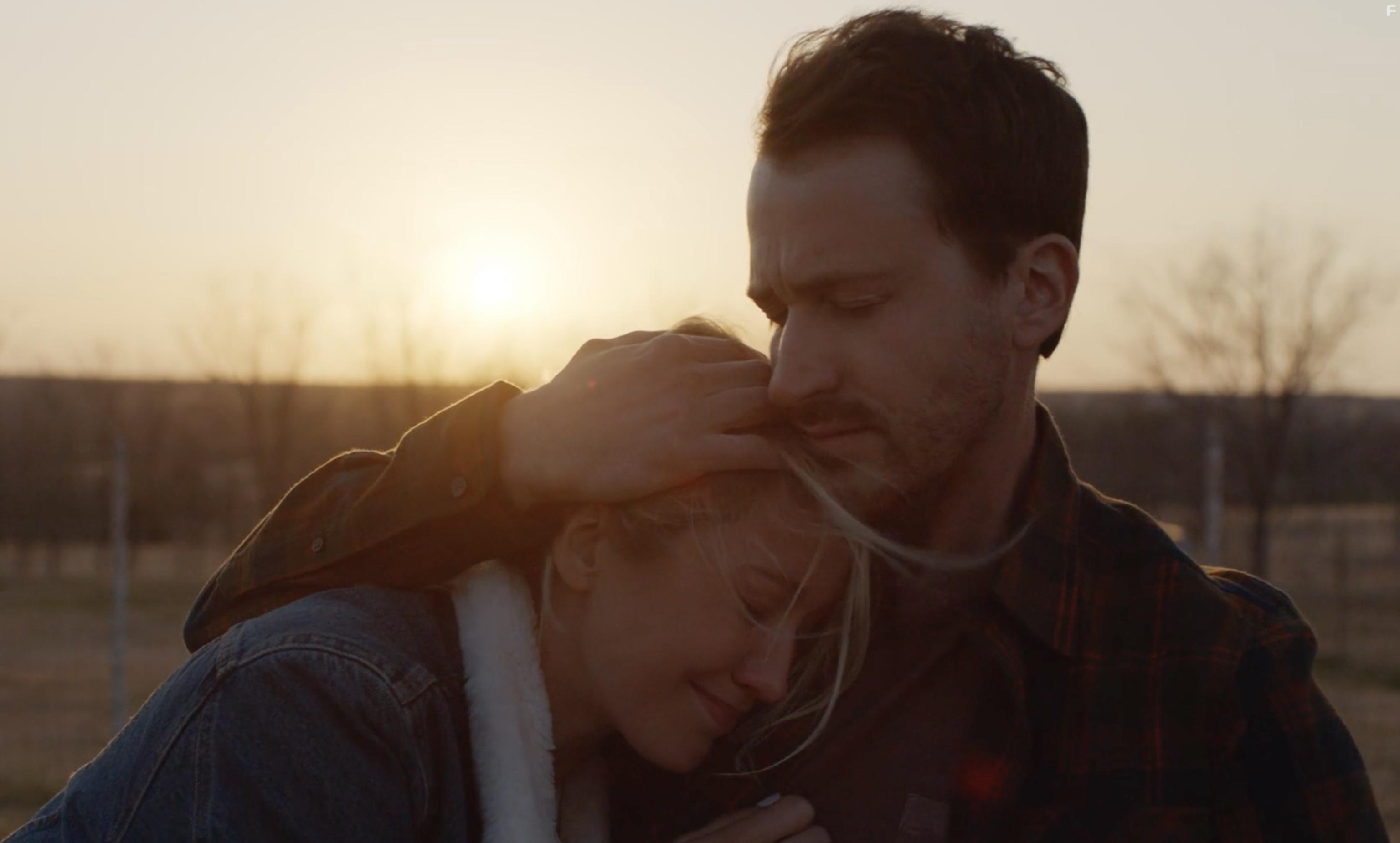 Joseph Mazzello and Anna Camp in Unexpected (2023)