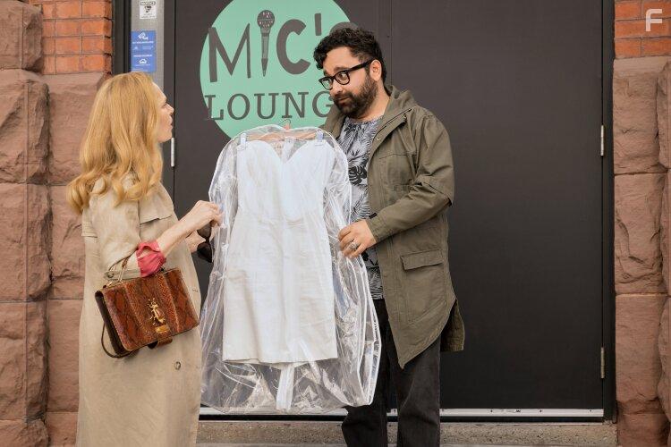 Michle Duquet and Izad Etemadi in The Love Club (2023)