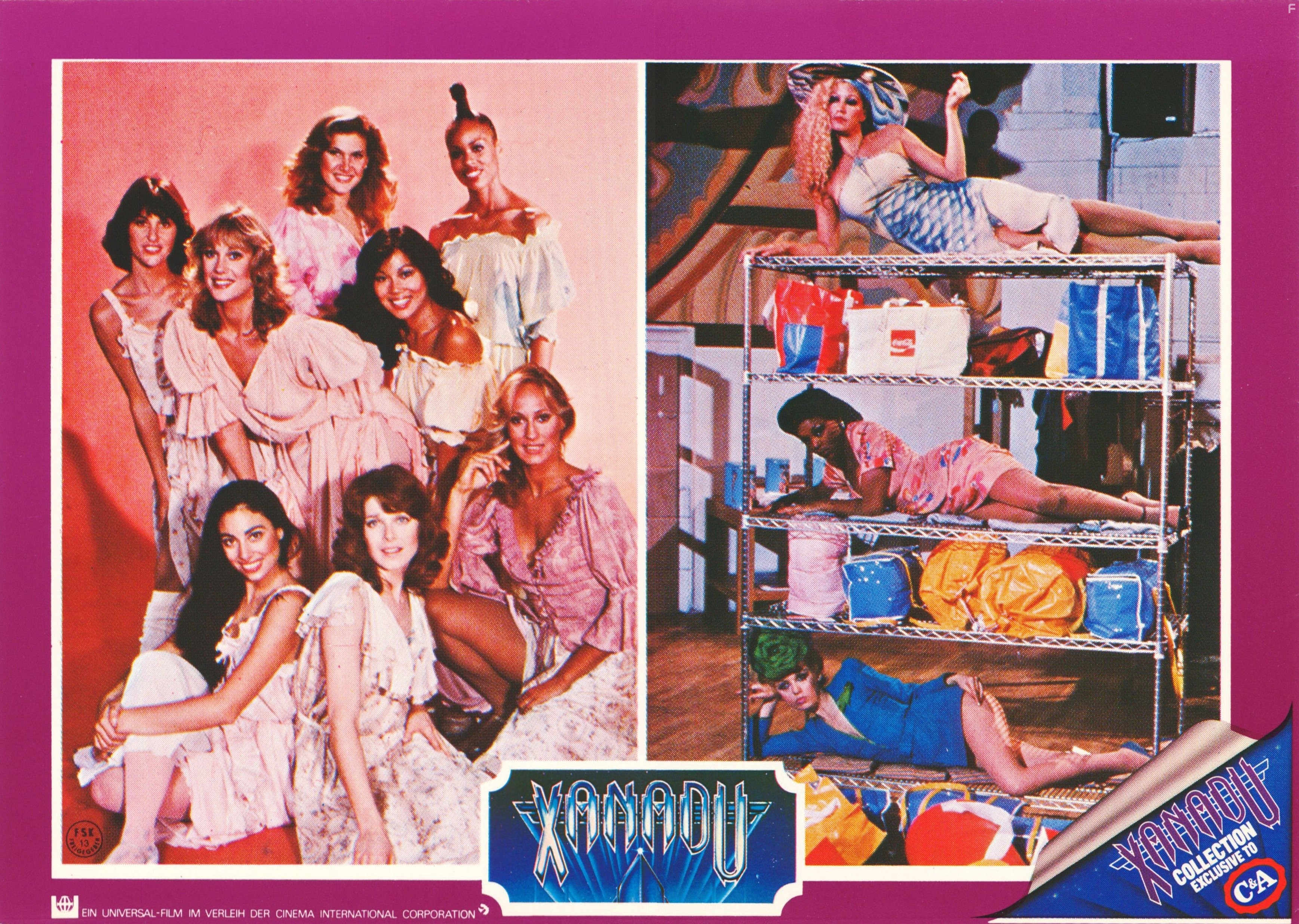 Sandahl Bergman, Lynn Latham, Cherise Bates, Teri Beckerman, Juliette Marshall, Melinda Phelps, Marilyn Tokuda, and Yvette Van Voorhees in Ксанаду (1980)