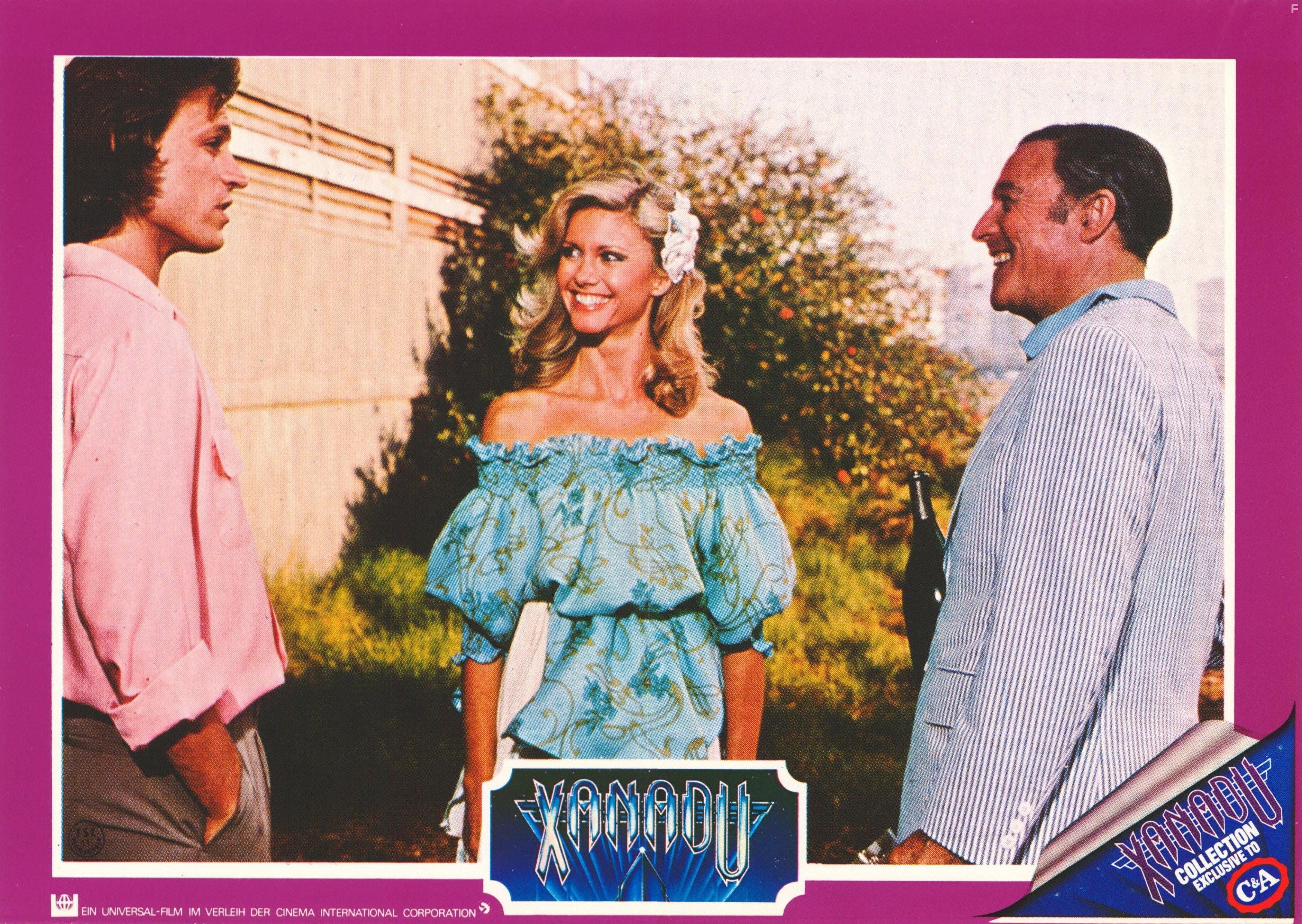 Gene Kelly, Olivia Newton-John, and Michael Beck in Ксанаду (1980)