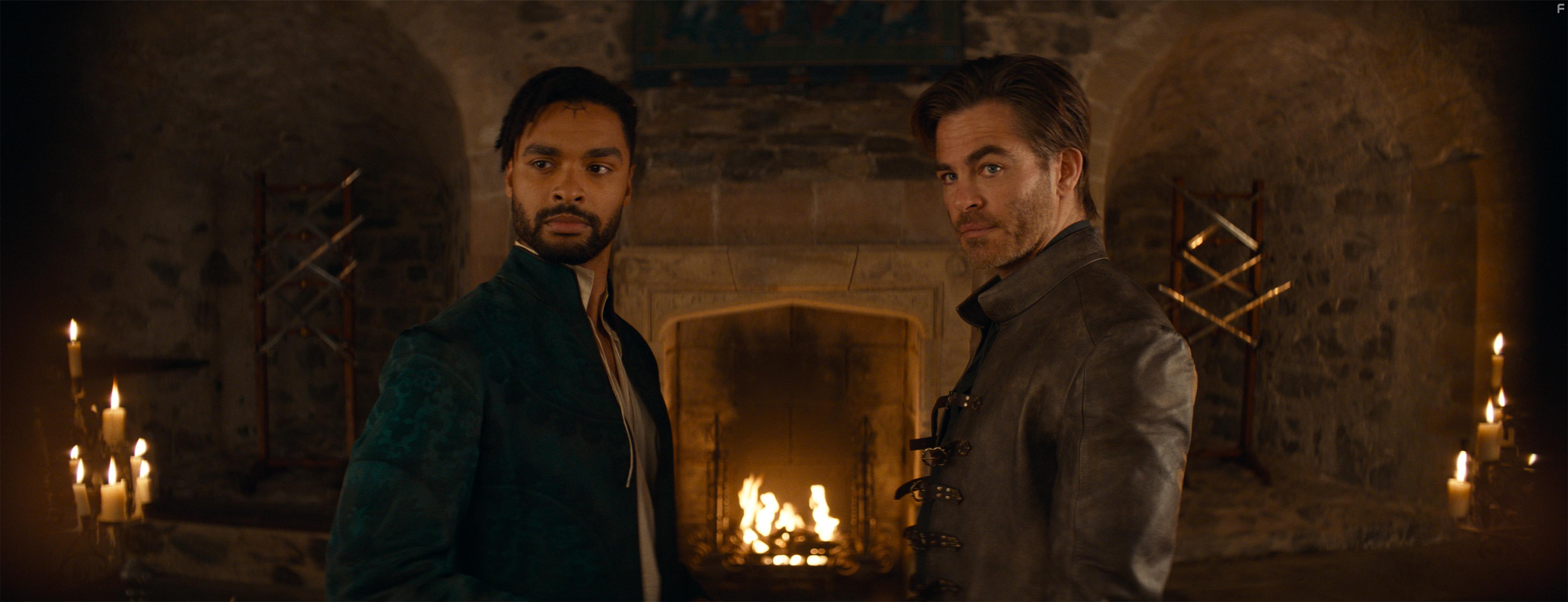 Chris Pine and Reg-Jean Page in Dungeons & Dragons: Honor Among Thieves (2023)