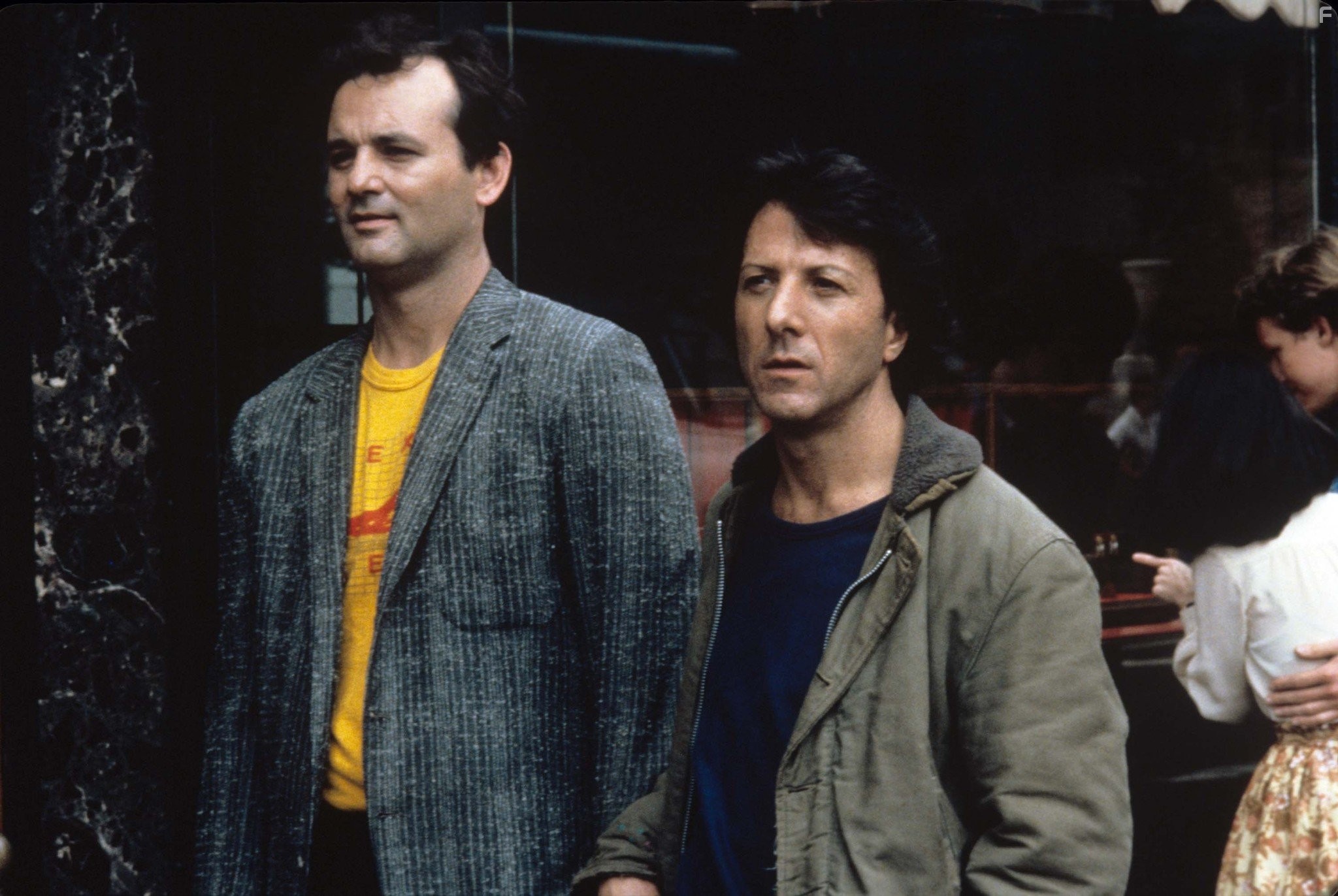 Dustin Hoffman and Bill Murray in Тутси (1982)
