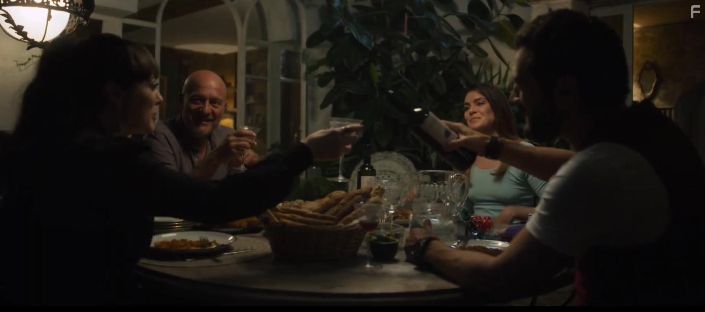 Claudio Bisio, Vittoria Puccini, Valentina Lodovini, and Vinicio Marchioni in Vicini di casa (2022)