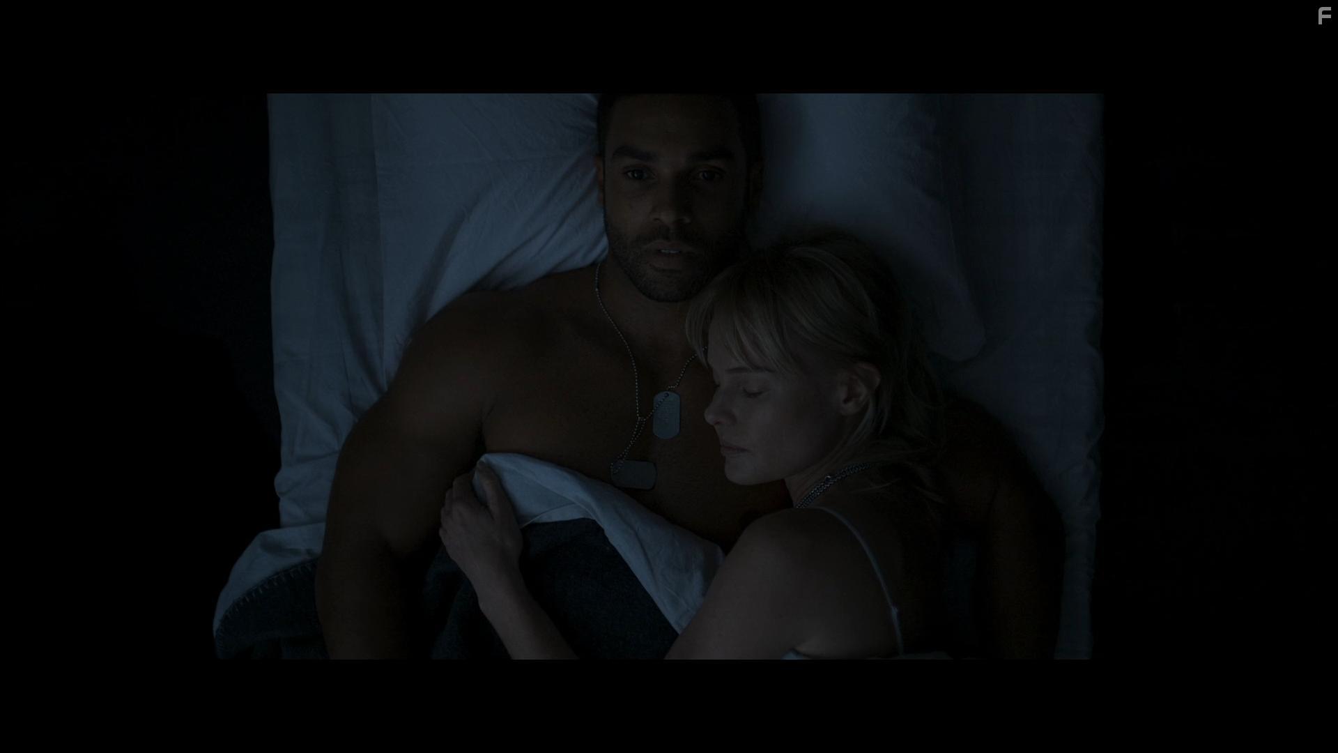 Kate Bosworth and Lucien Laviscount in Last Sentinel (2023)