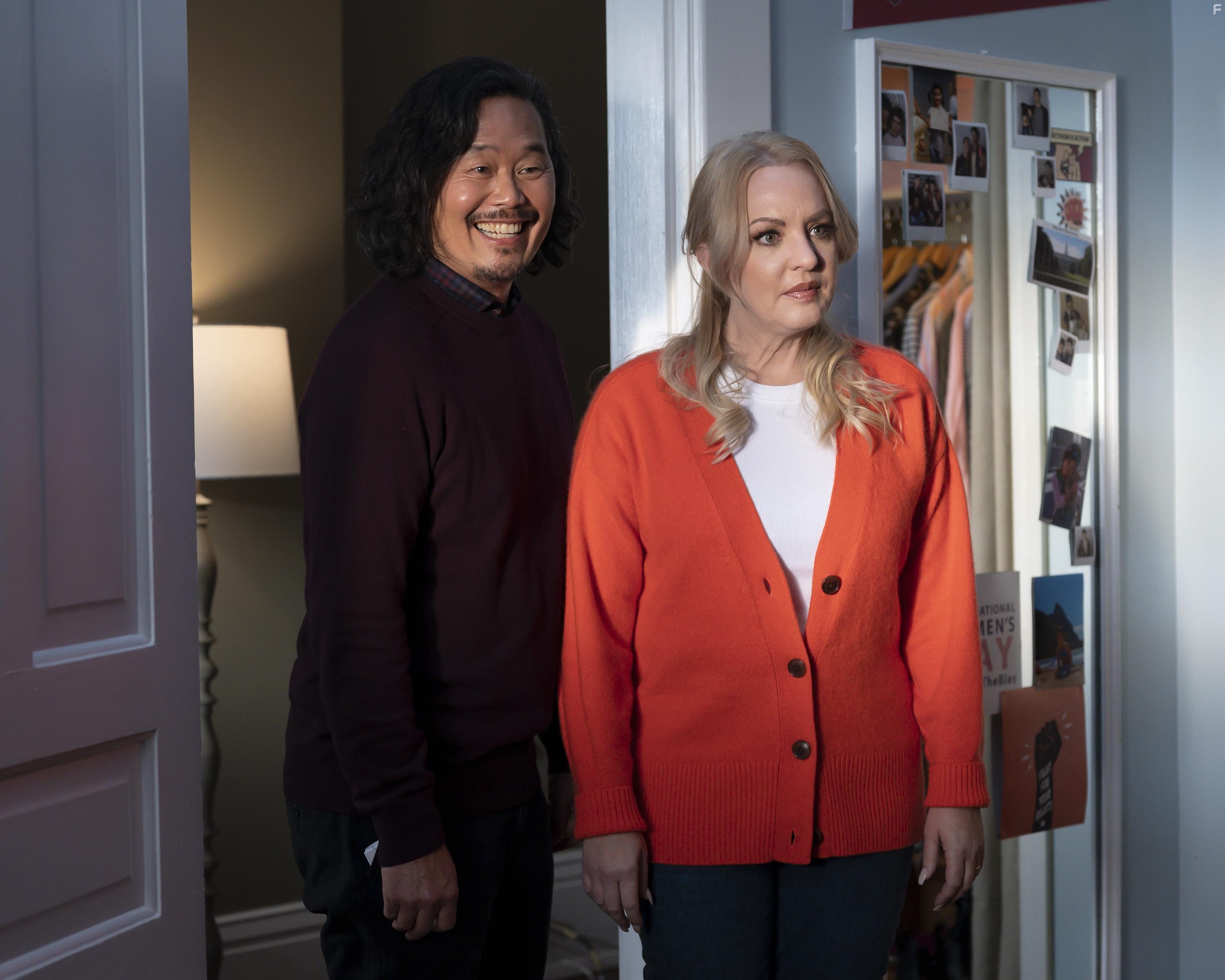 David S. Jung and Wendi McLendon-Covey in Prom Pact (2023)