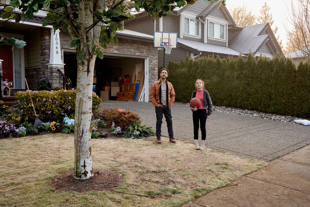 Michael Rady and Erica Tremblay in Unexpected Grace (2023)