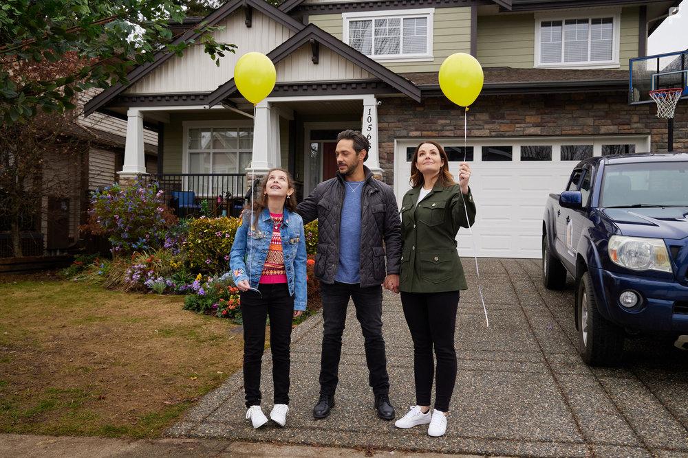 Erica Durance, Michael Rady, and Erica Tremblay in Unexpected Grace (2023)