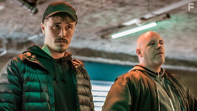 Gerard Jordan and Michael Shea in Blue Lights (2023)