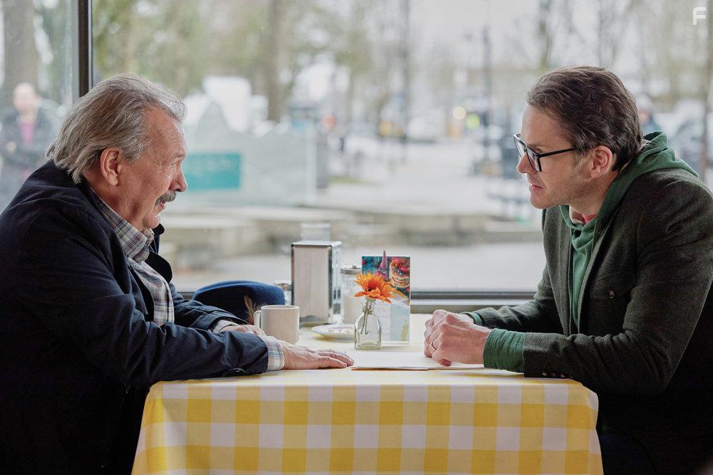Philip Granger and Paul Campbell in The Cases of Mystery Lane (2023)