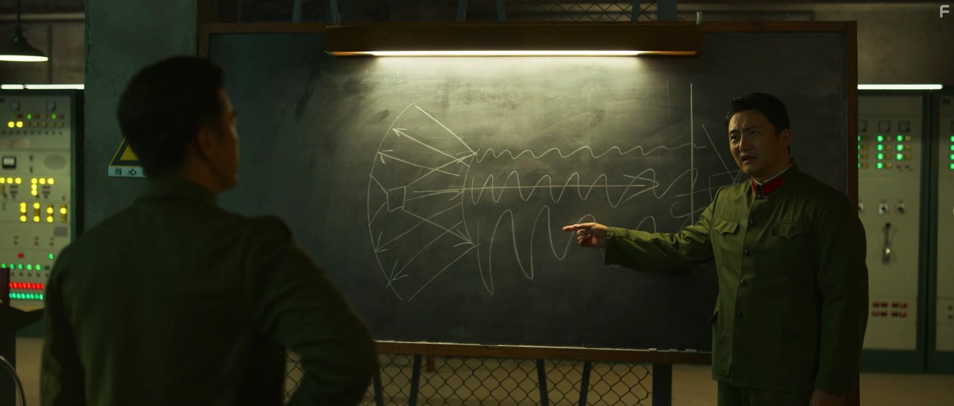 Songyan Tu and Fan Zhang in San ti (2023)