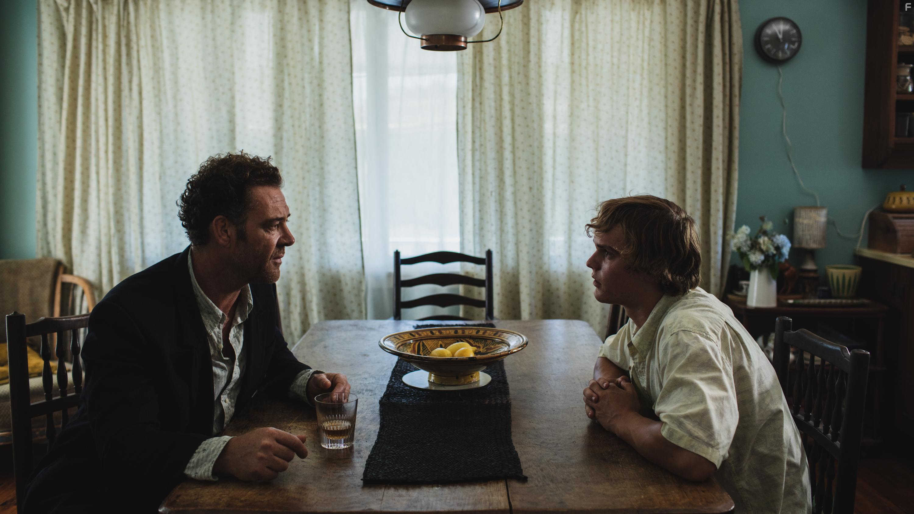 Marton Csokas and George Ferrier in Juniper (2021)