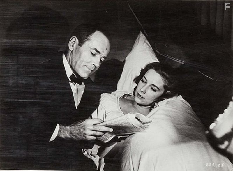 Henry Fonda and Vera Miles in Не тот человек (1956)