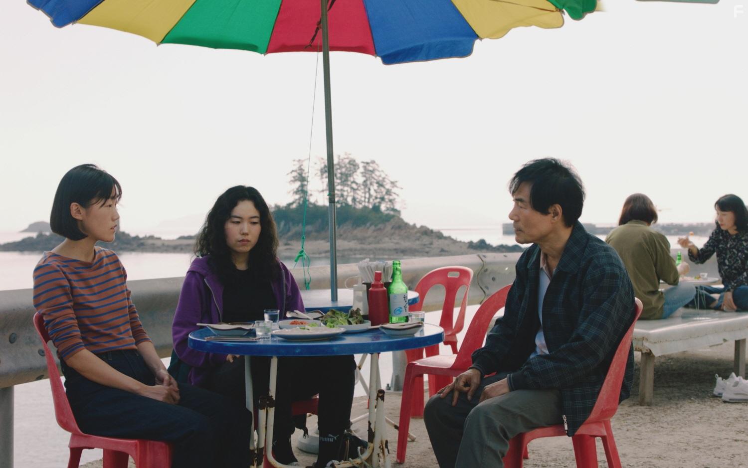 Oh Kwang-rok, Guka Han, and Park Ji-min in Retour  Soul (2022)