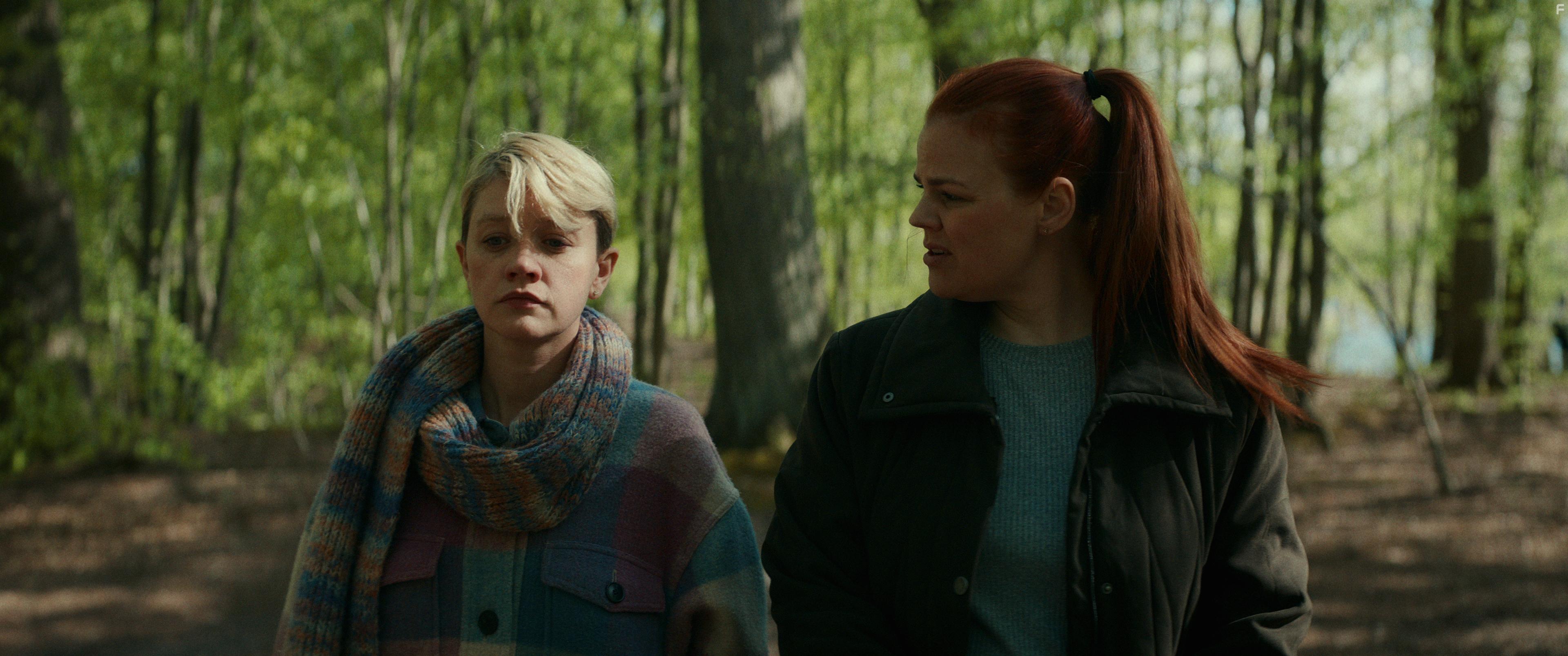 Fanny Louise Bernth and Amalie Lindegrd in The Nurse (2023)