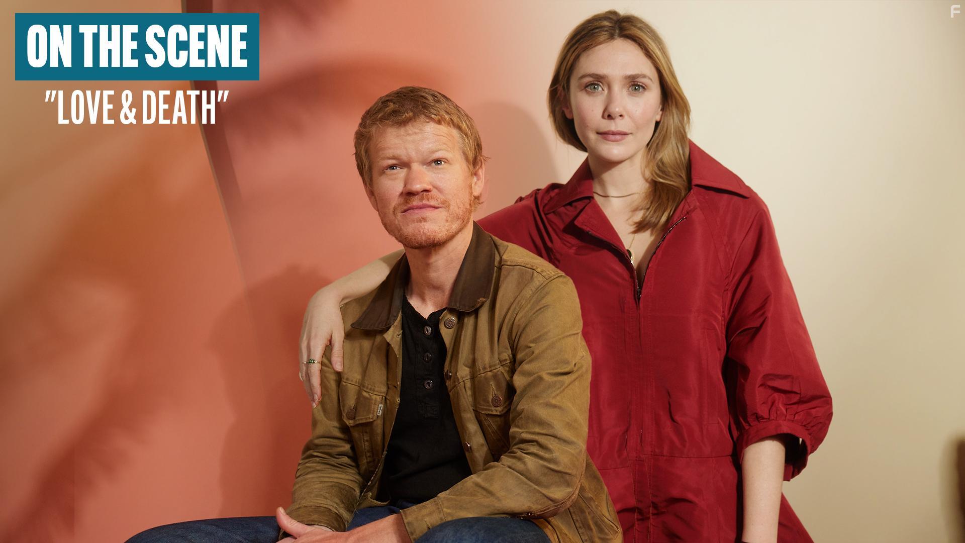 Elizabeth Olsen and Jesse Plemons in Love & Death (2023)