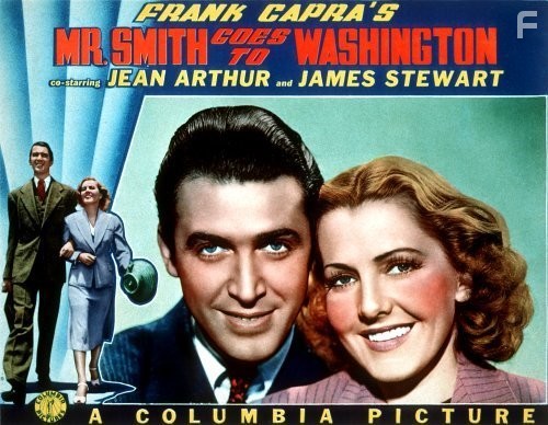 "Mr.Smith Goes To Washington" Jimmy Stewart,Jean Arthur 1939 Columbia