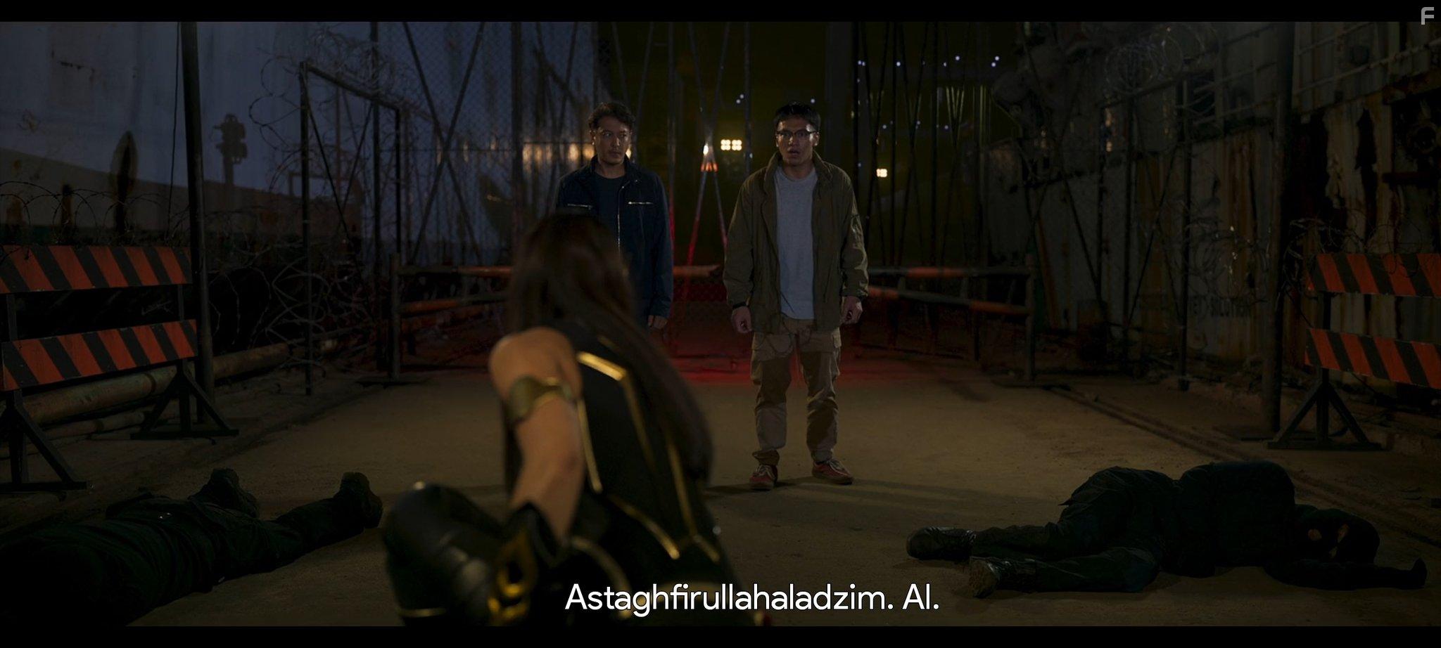 Pevita Pearce, Dimas Anggara, and Jefri Nichol in Sri Asih (2022)