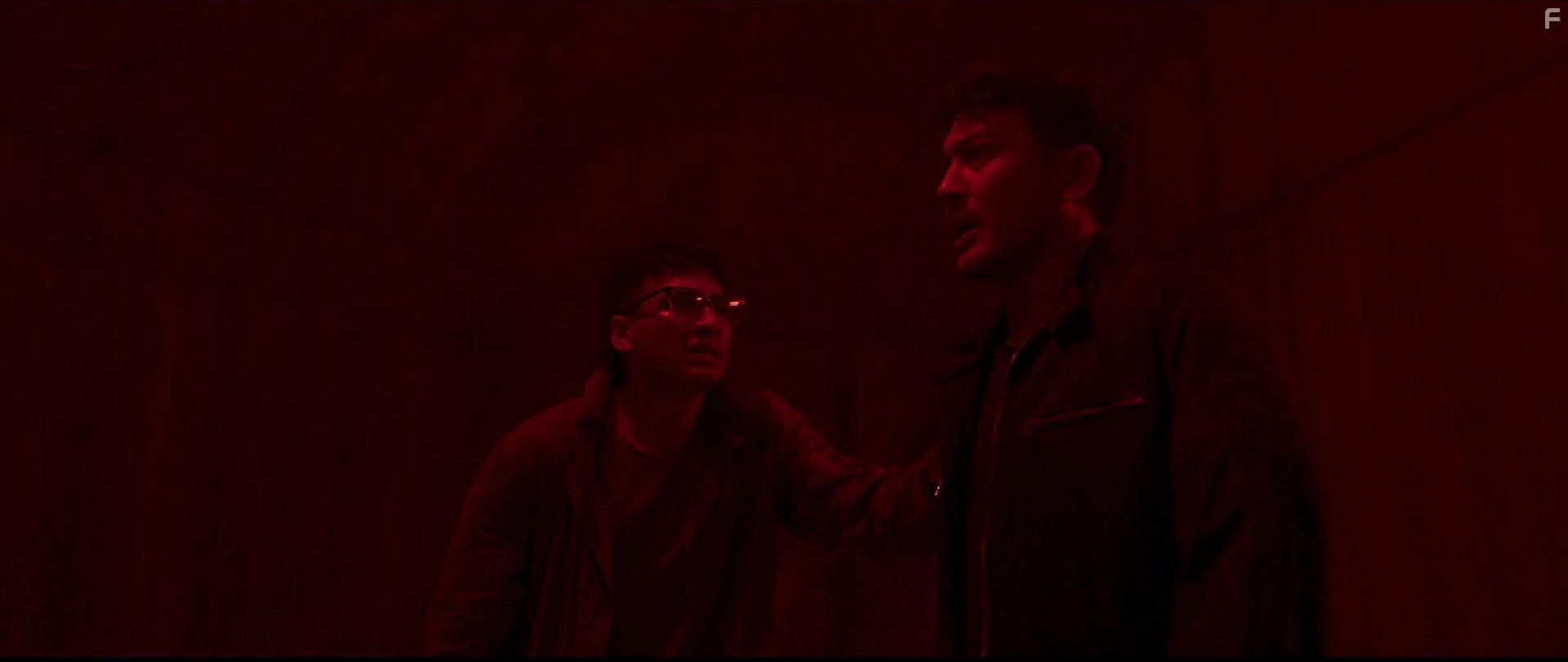 Dimas Anggara and Jefri Nichol in Sri Asih (2022)