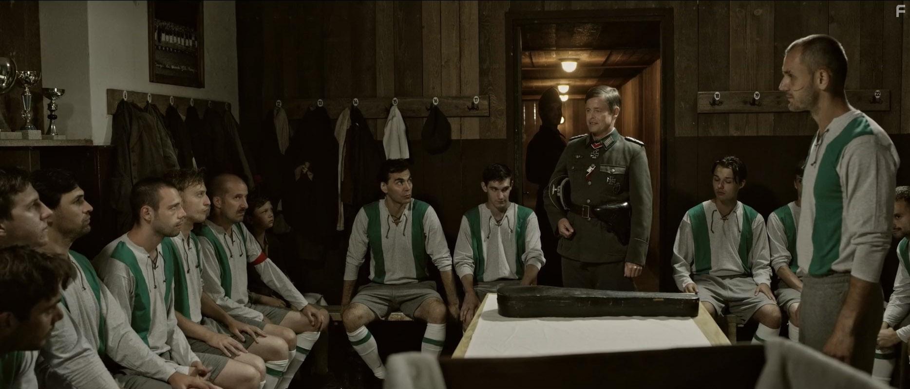 Viktor Kulhanek, Ivan Colaric, Nikolai Nedergaard, Niksa Kuselj, Caspar Phillipson, Andrej Dojkic, Filip Tallhamn, Pasko Vukasovic, and Lujo Kuncevic in The Match (2020)