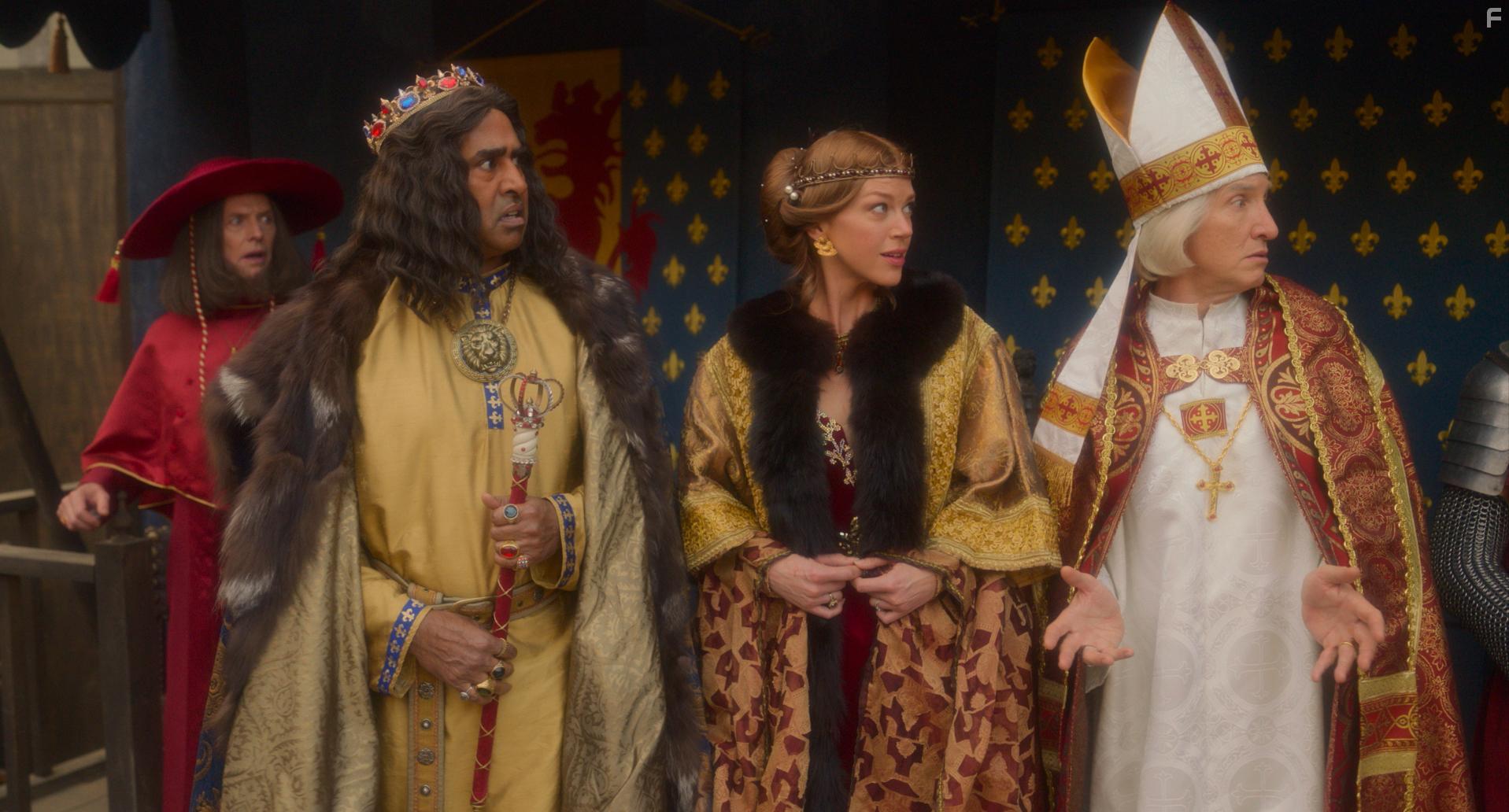 Jay Chandrasekhar, Paul Soter, and Adrianne Palicki in Quasi (2023)