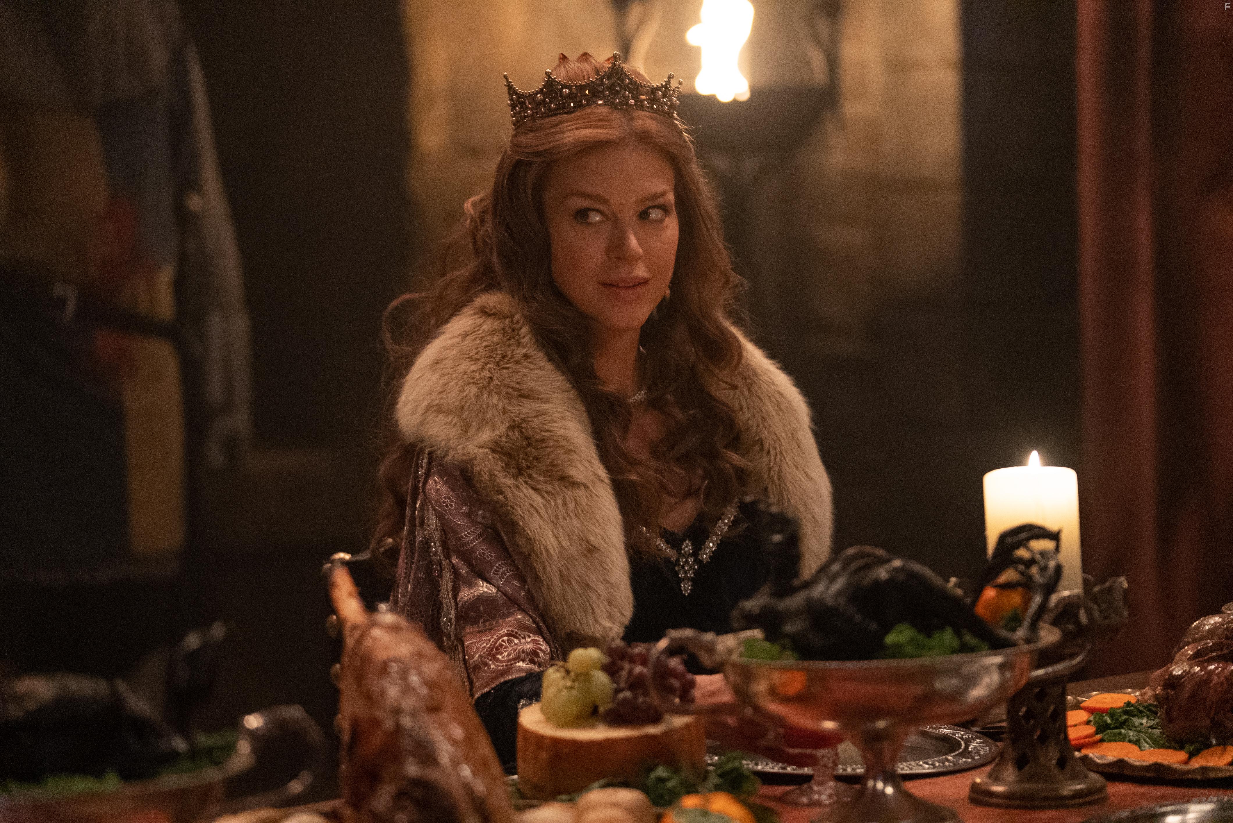 Kevin Estrada and Adrianne Palicki in Quasi (2023)