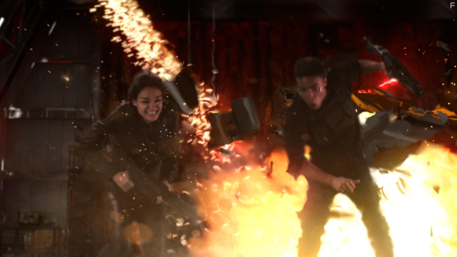 Jamie Bernadette and B.A. Tobin in Colonials (2023)