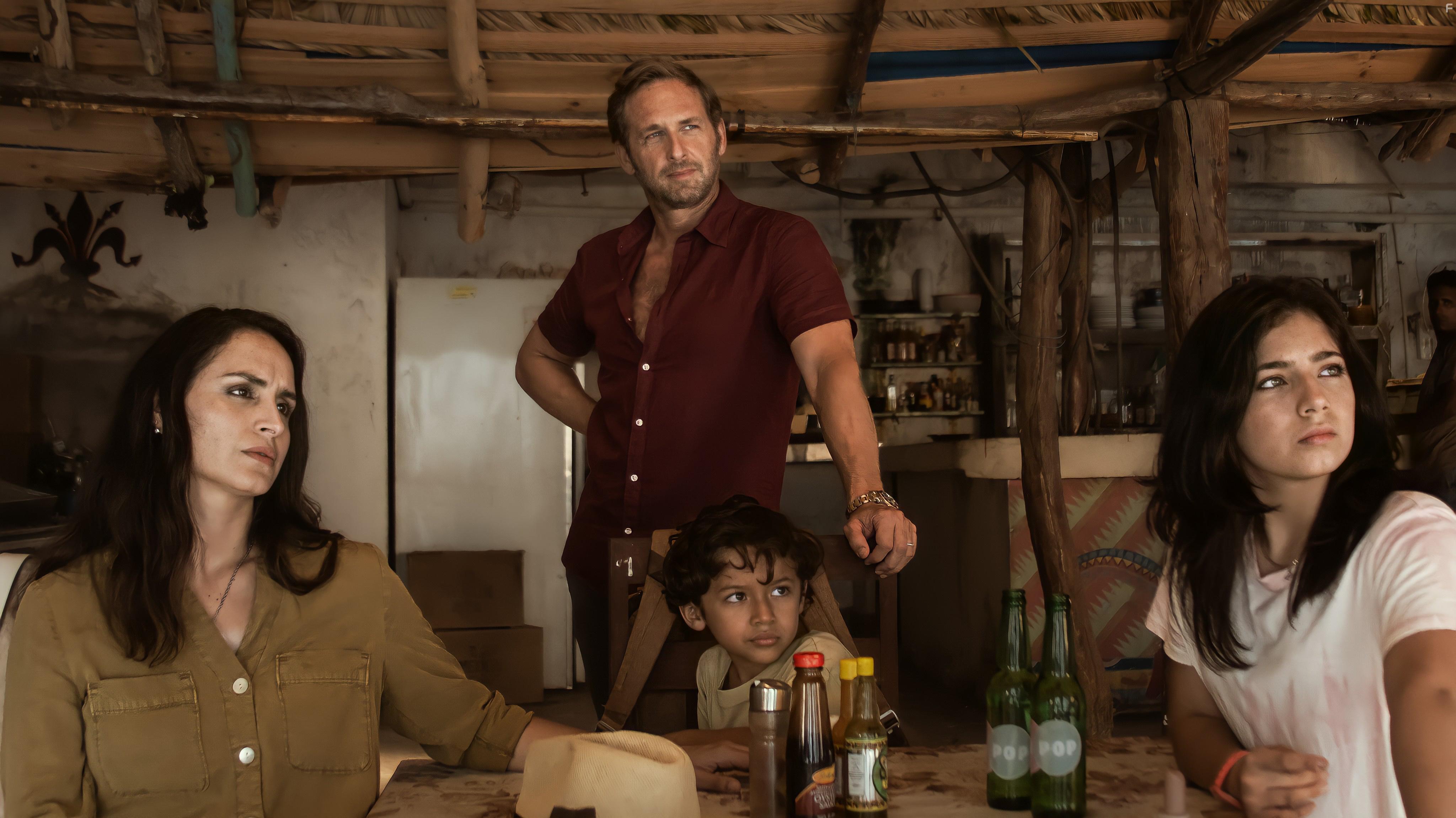 Josh Lucas, Carlos Solrzano, Fernanda Urrejola, and Venus Ariel in The Black Demon (2023)