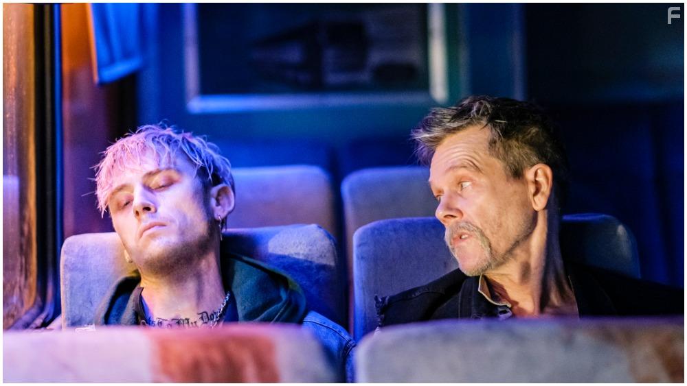 Kevin Bacon and Colson Baker in One Way (2022)