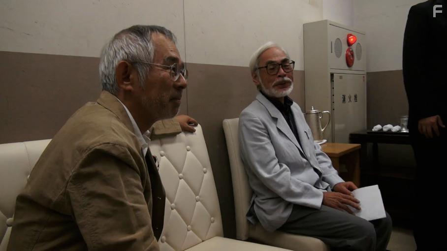 Hayao Miyazaki and Toshio Suzuki in Yume to kyki no koku (2013)