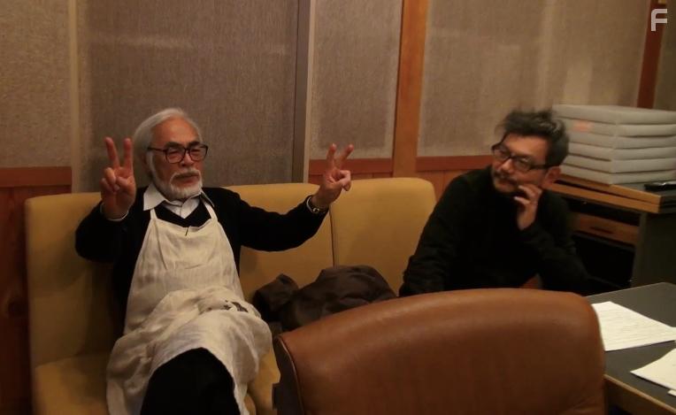 Hideaki Anno and Hayao Miyazaki in Yume to kyki no koku (2013)