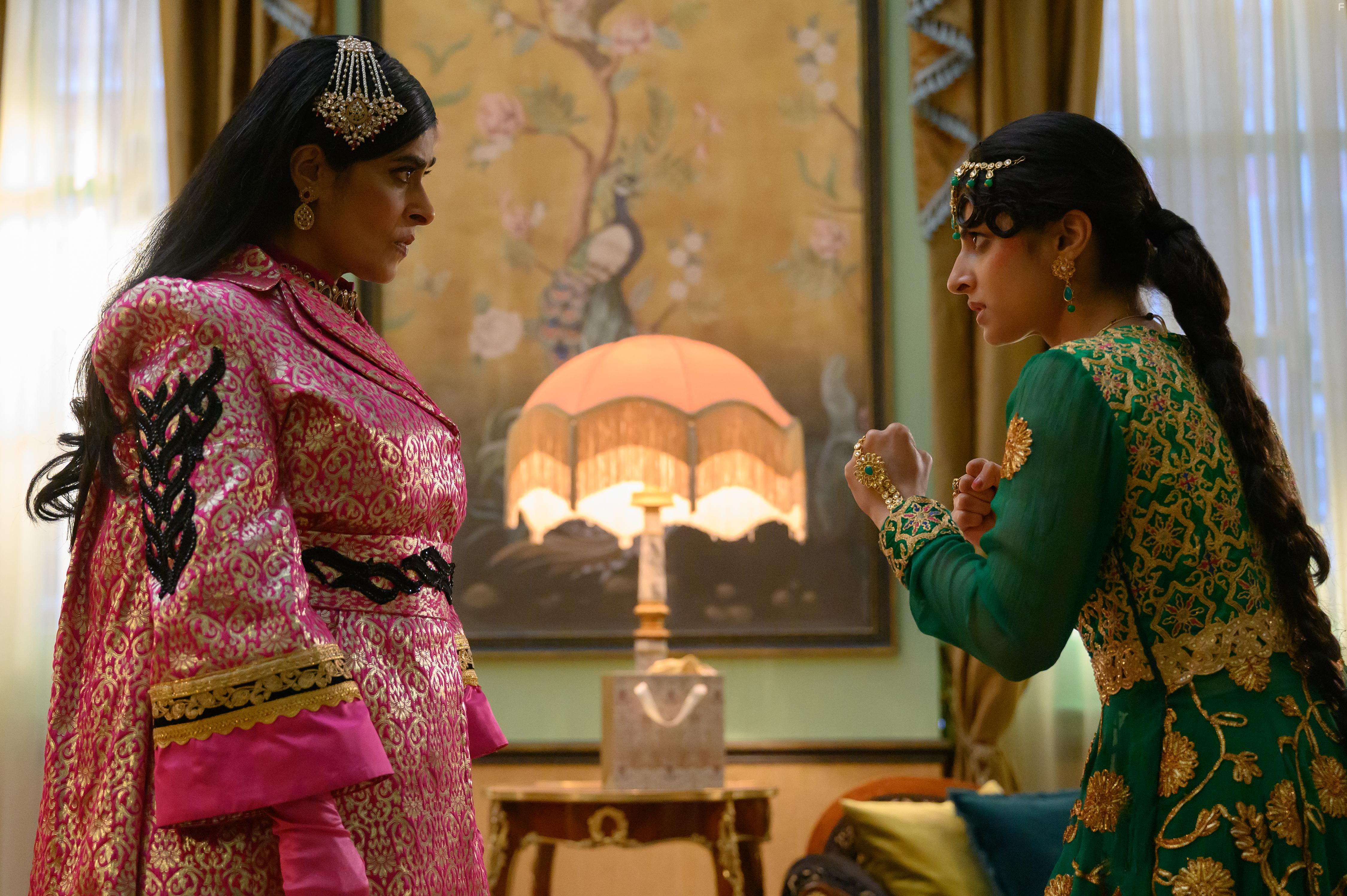 Priya Kansara and Nimra Bucha in Polite Society (2023)