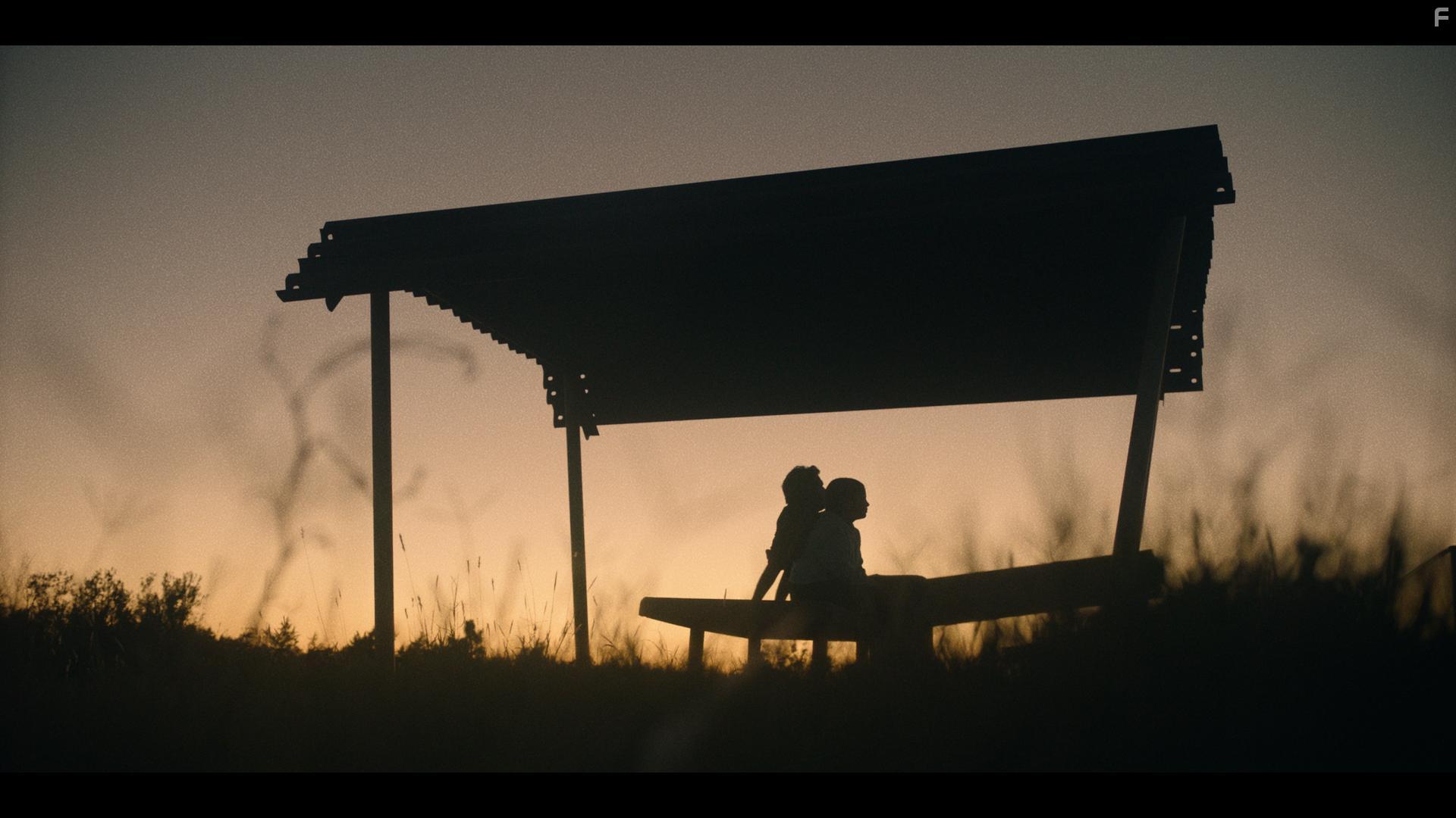 Nardeep Khurmi and Caroline Valencia in Land of Gold (2022)