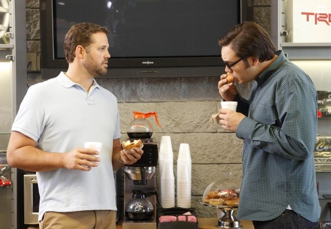 David Denman and Nelson Franklin in Светофор (2011)