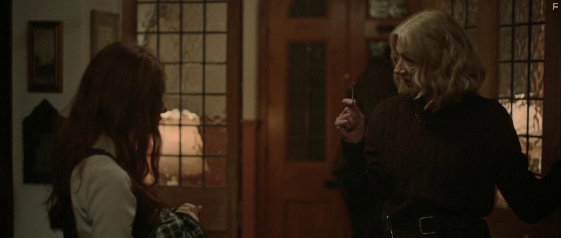 Joely Richardson, Sadie Soverall, and Neil Linpow in Little Bone Lodge (2023)