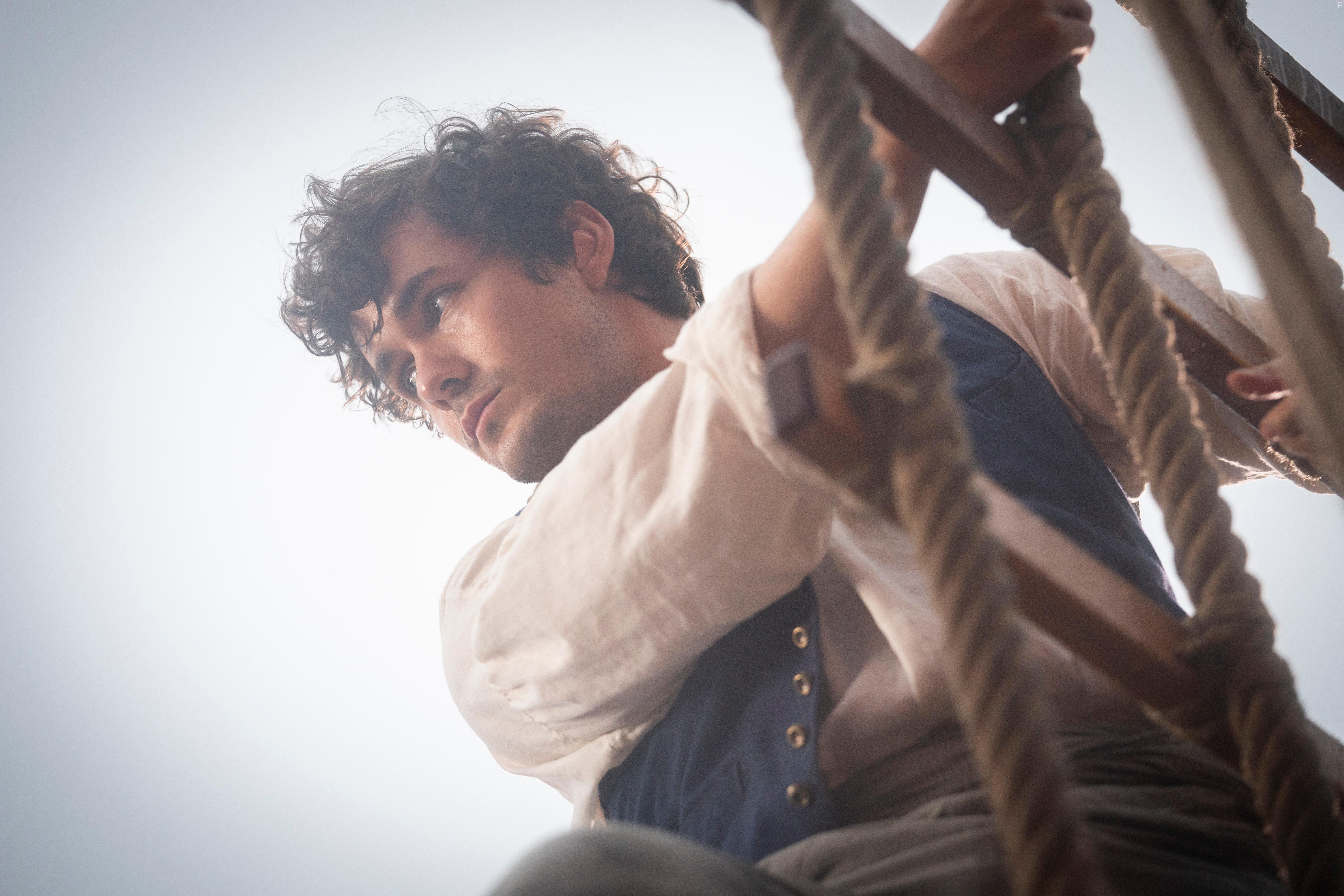 Giles Keyte and Jonah Hauer-King in The Little Mermaid (2023)