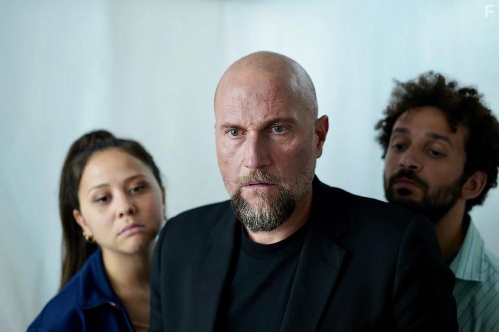 Franois Damiens, William Lebghil, and Laura Felpin in Les complices (2023)