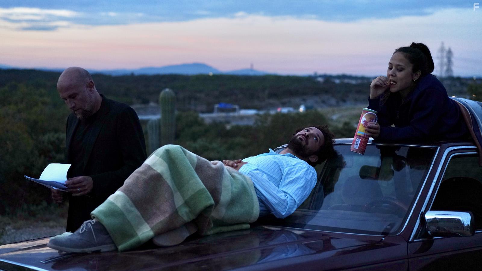 Franois Damiens, William Lebghil, and Laura Felpin in Les complices (2023)