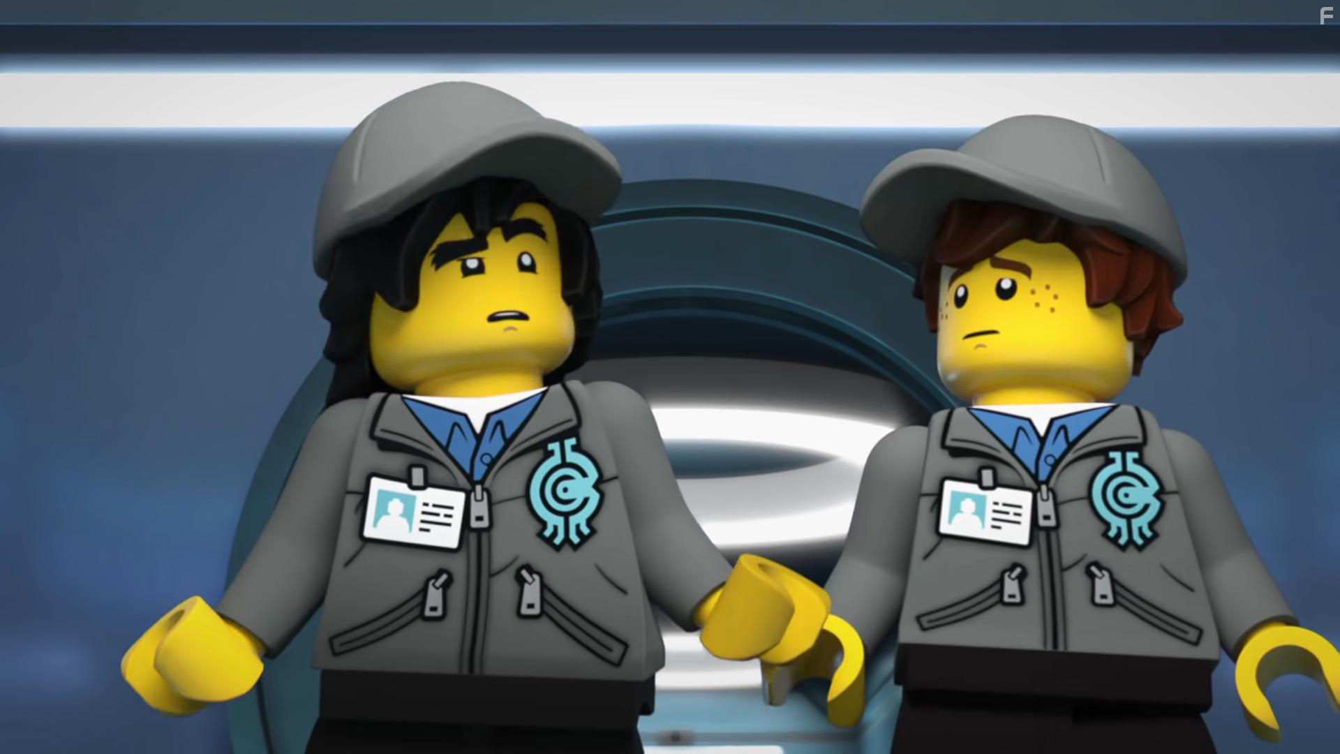 Andrew Francis and Michael Adamthwaite in Ninjago (2019)