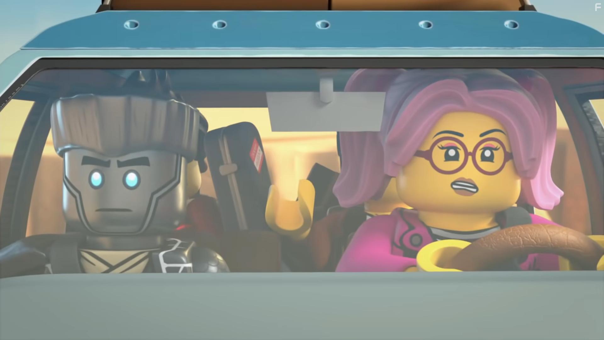 Brent Miller, Alan Marriott, Ashleigh Ball, and Vincent Tong in Ninjago (2019)