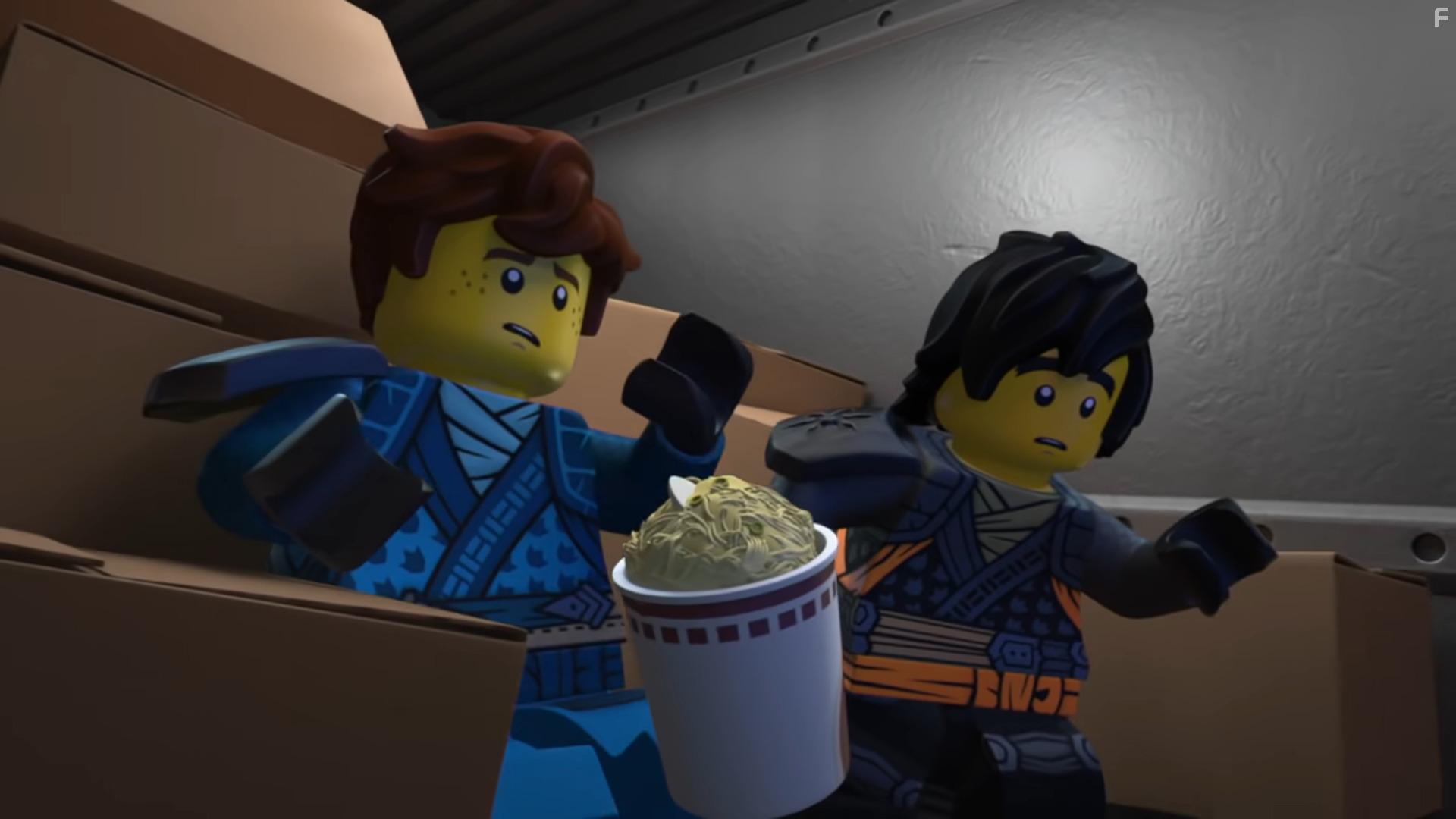 Andrew Francis and Michael Adamthwaite in Ninjago (2019)